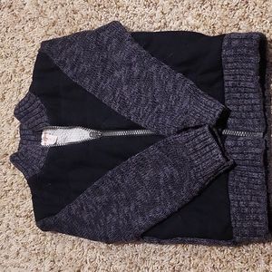 Sherpa lined sweater/jacket